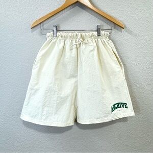 ARCHIVE “UNIQUE” Nylon Lounge Shorts – Cream
Made in Korea